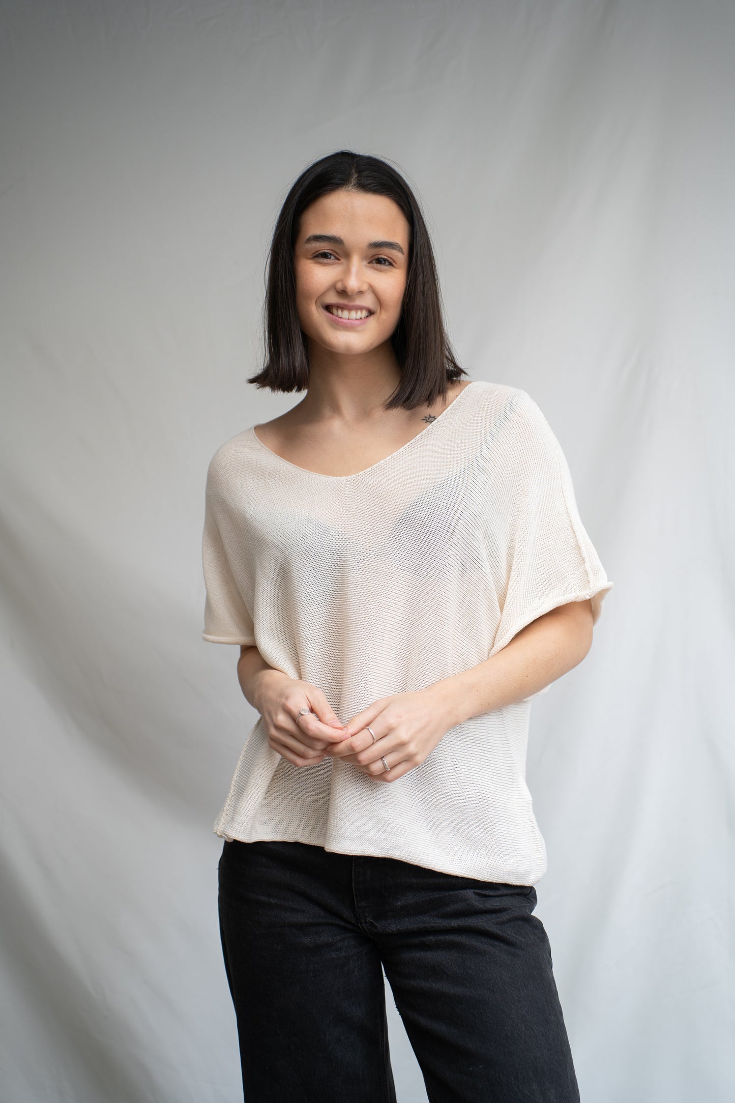 Sweater Mussa Crema Hilo-Sweater-Picaflor