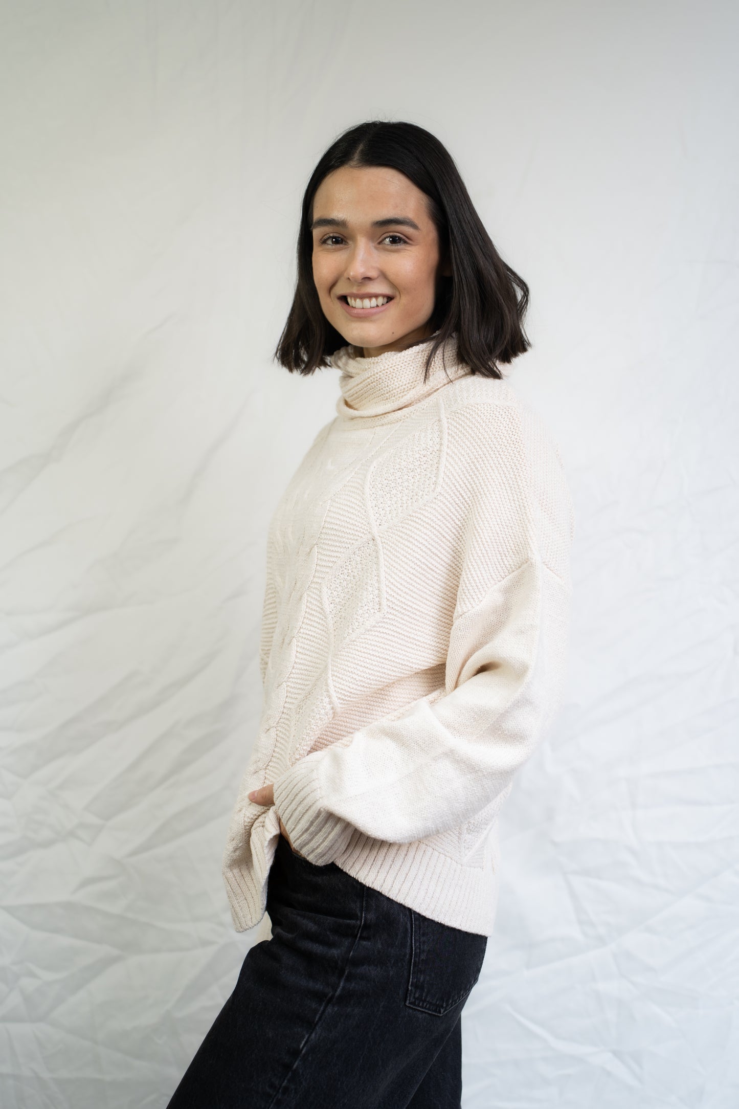 Sweater Noah Crudo Trenzado