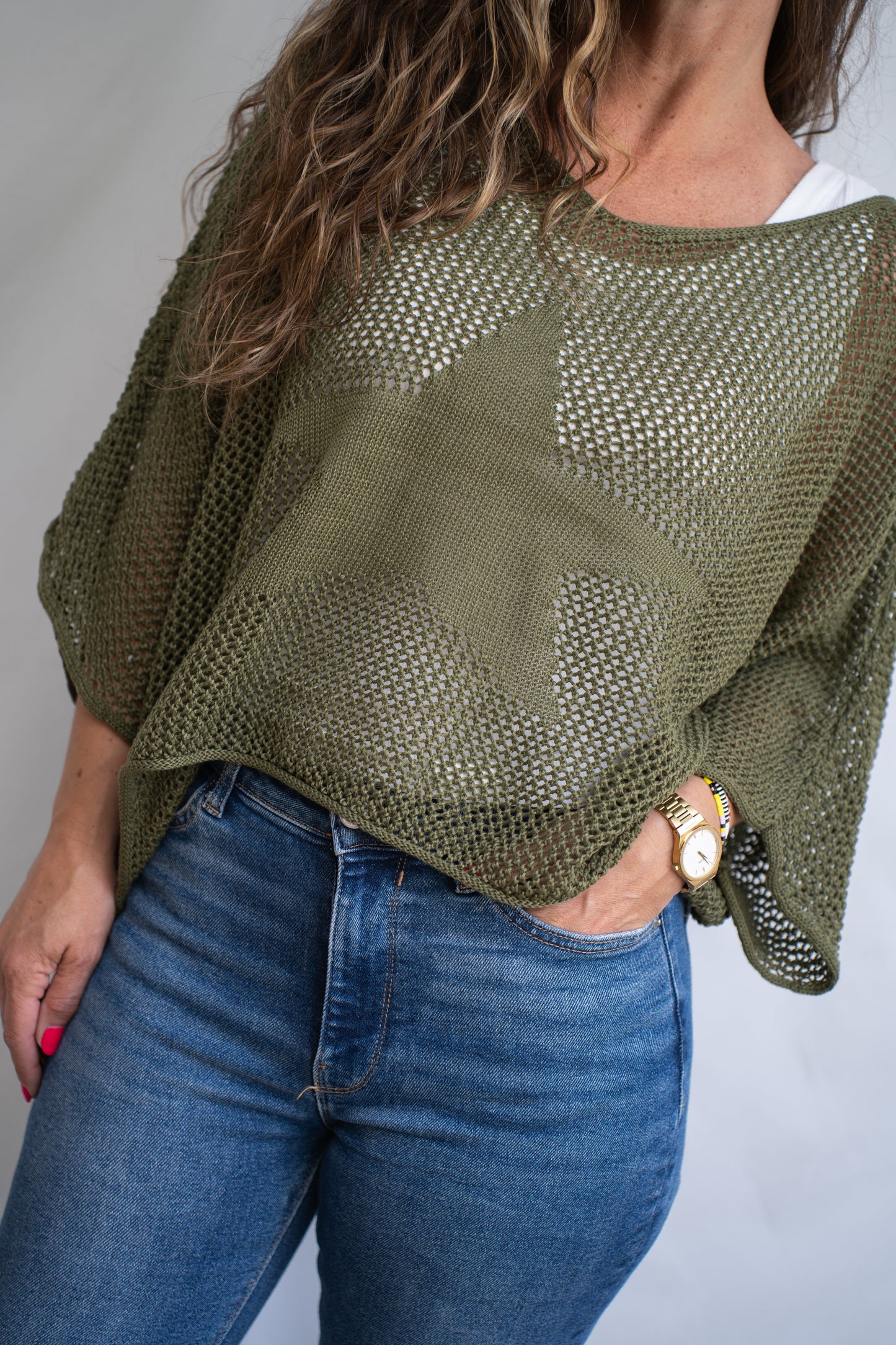Sweater Stari Verde Tejido