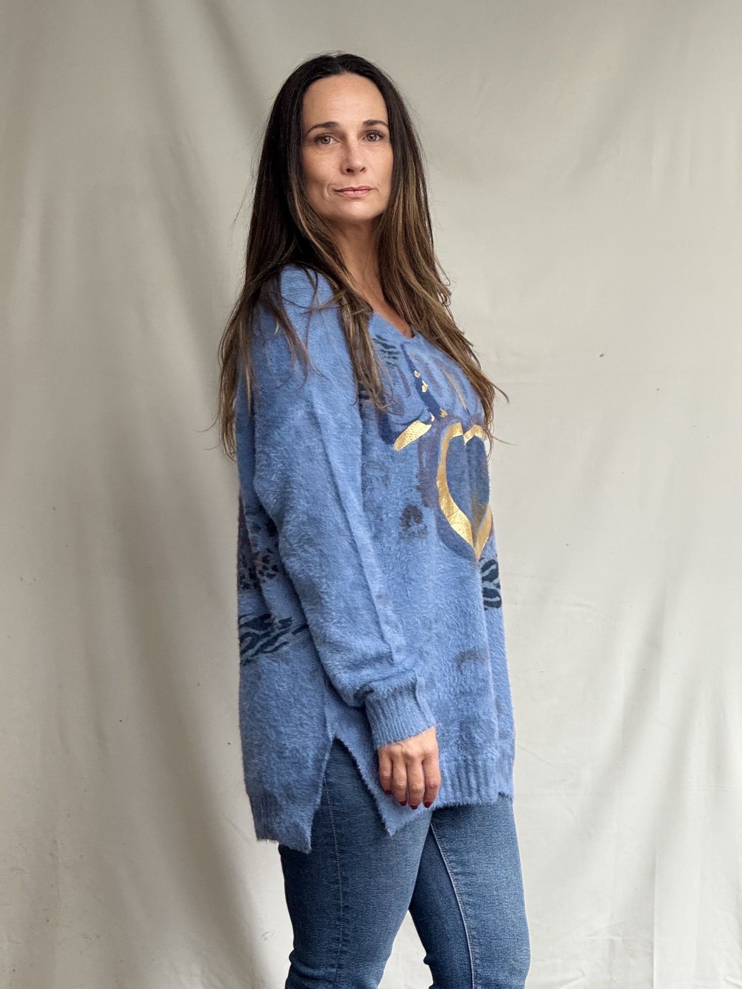 Sweater Yuma Azul Print-Sweater-Picaflor