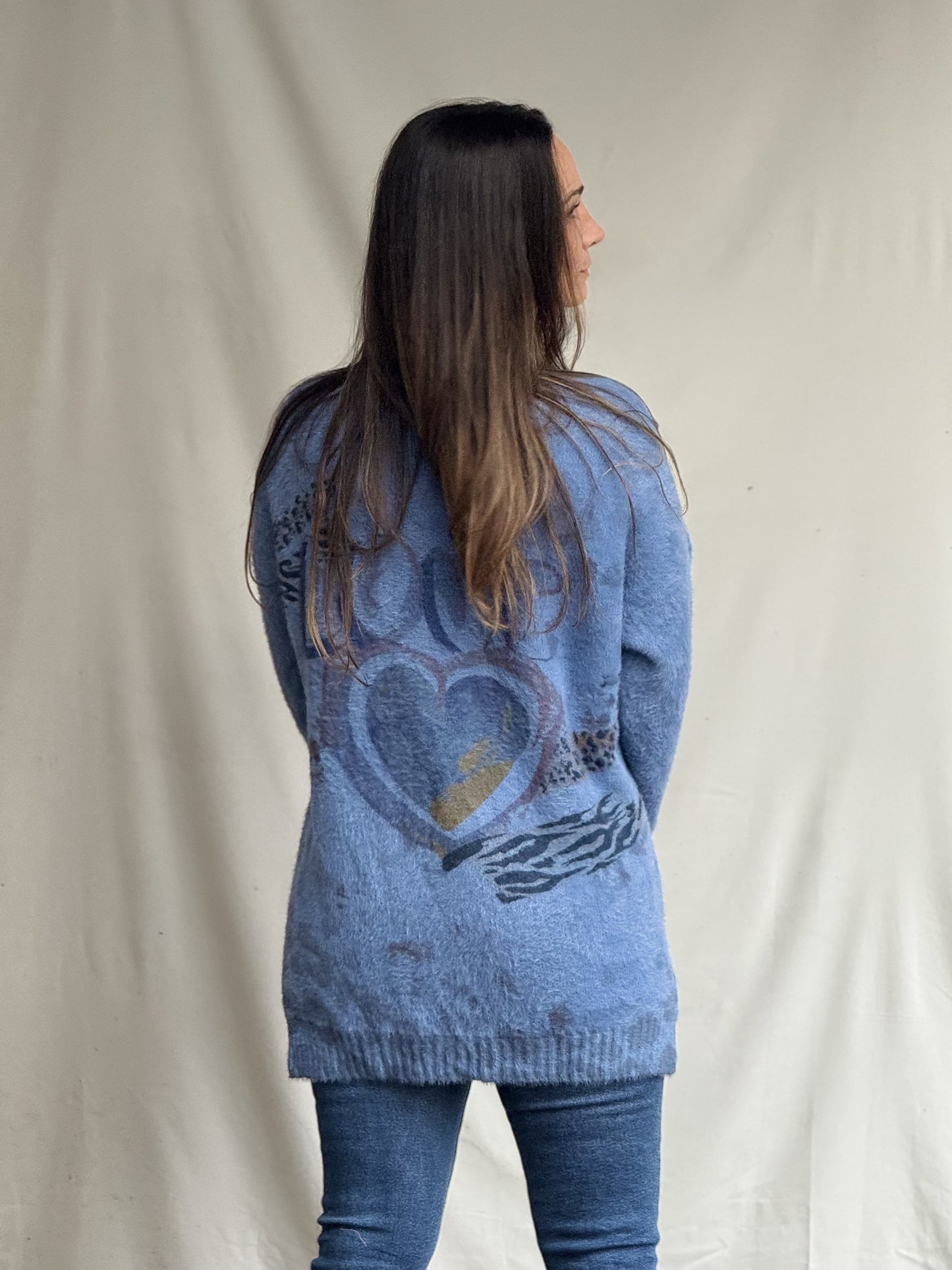 Sweater Yuma Azul Print-Sweater-Picaflor