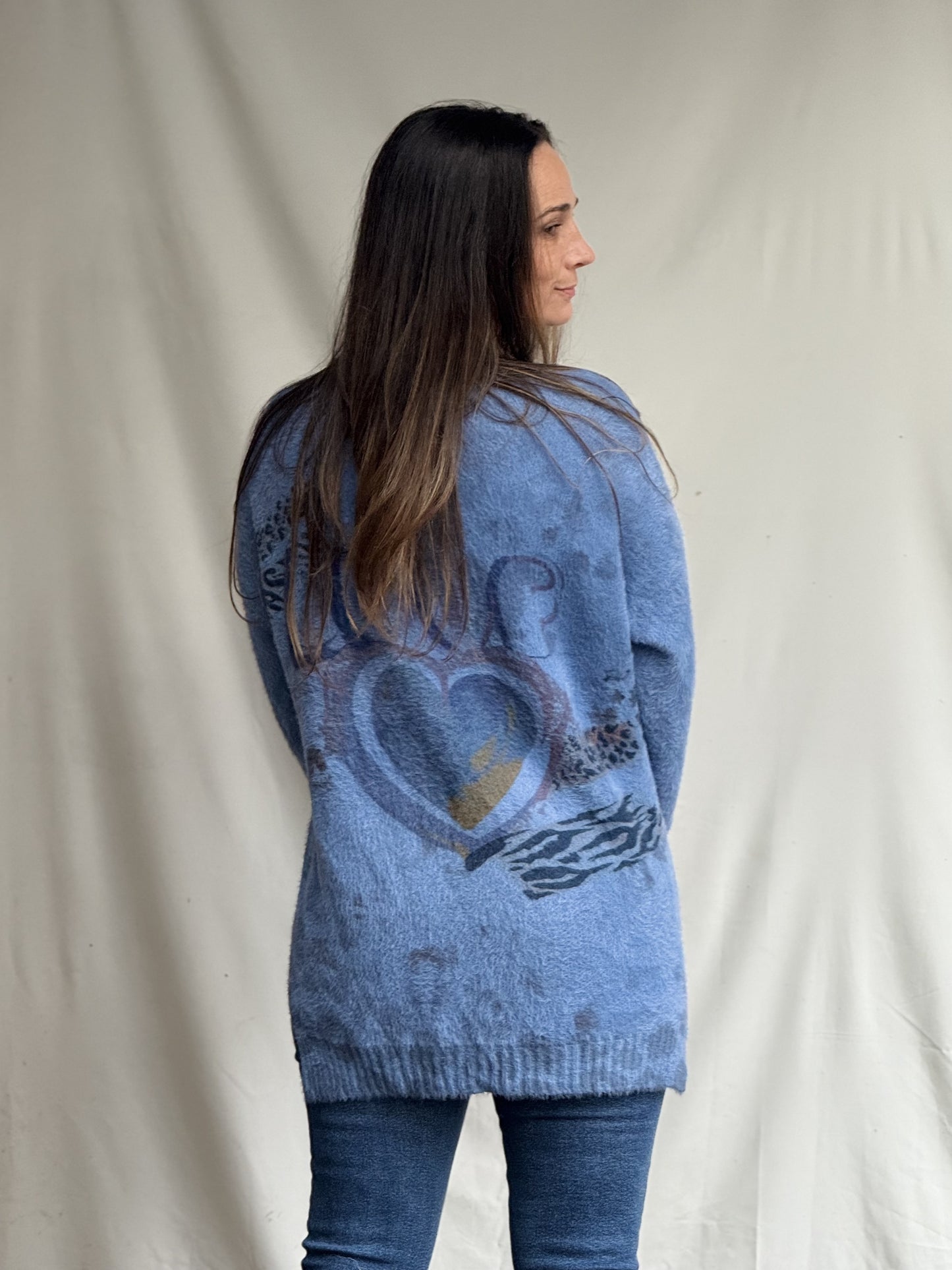 Sweater Yuma Azul Print-Sweater-Picaflor