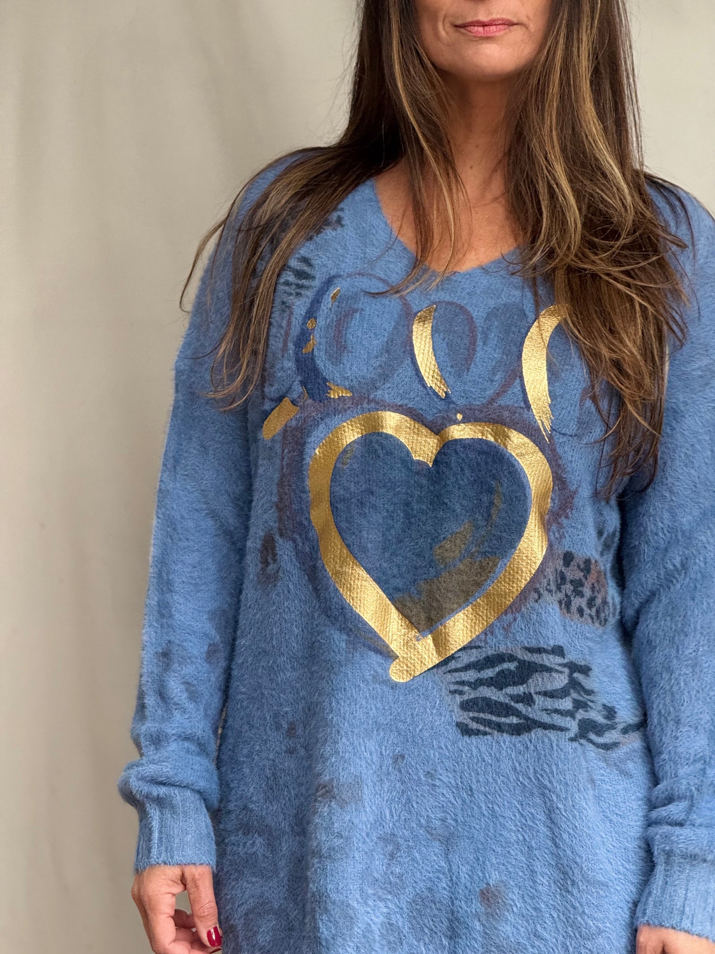 Sweater Yuma Azul Print-Sweater-Picaflor