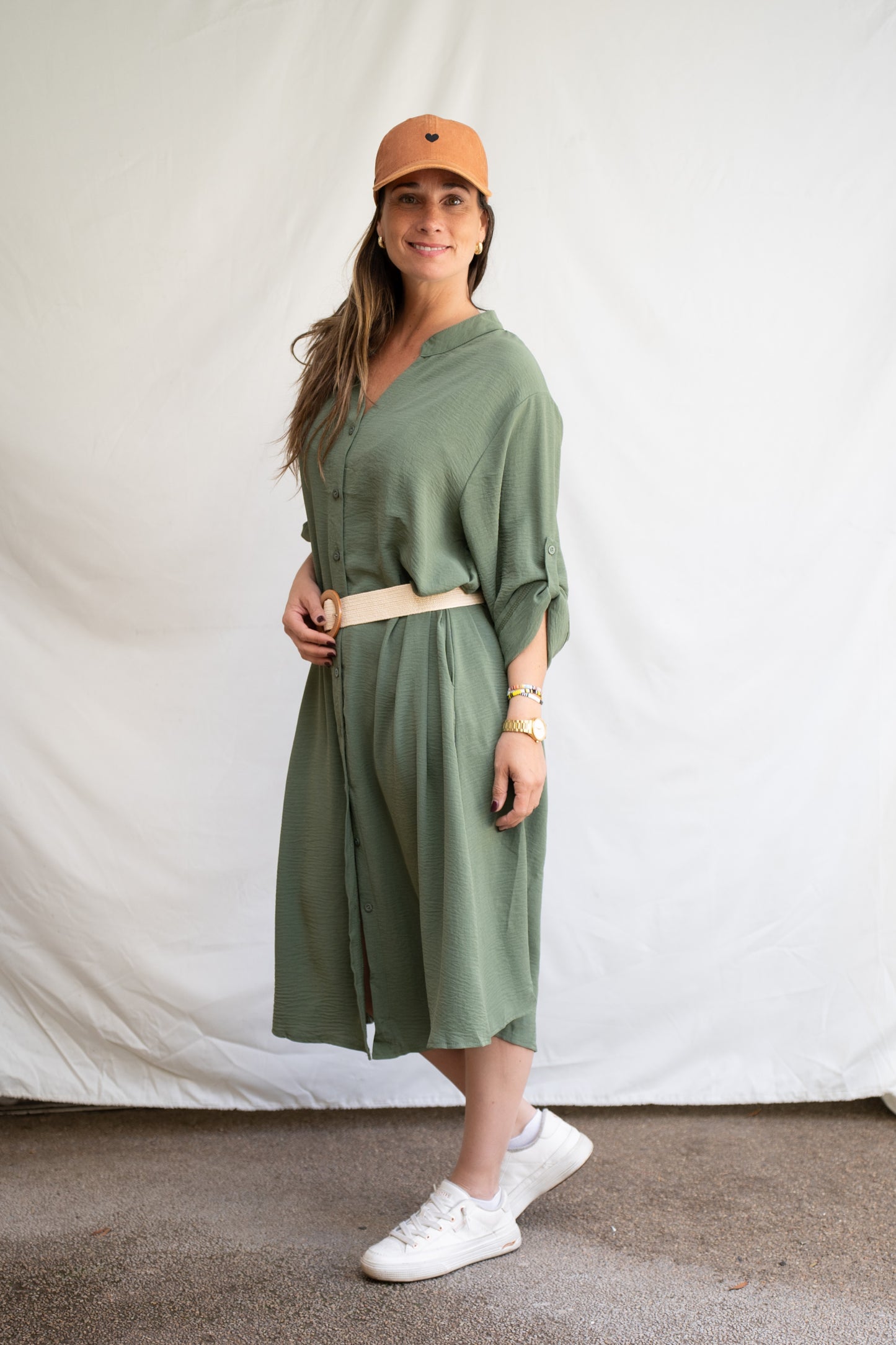 Vestido Largo Gaby Verde