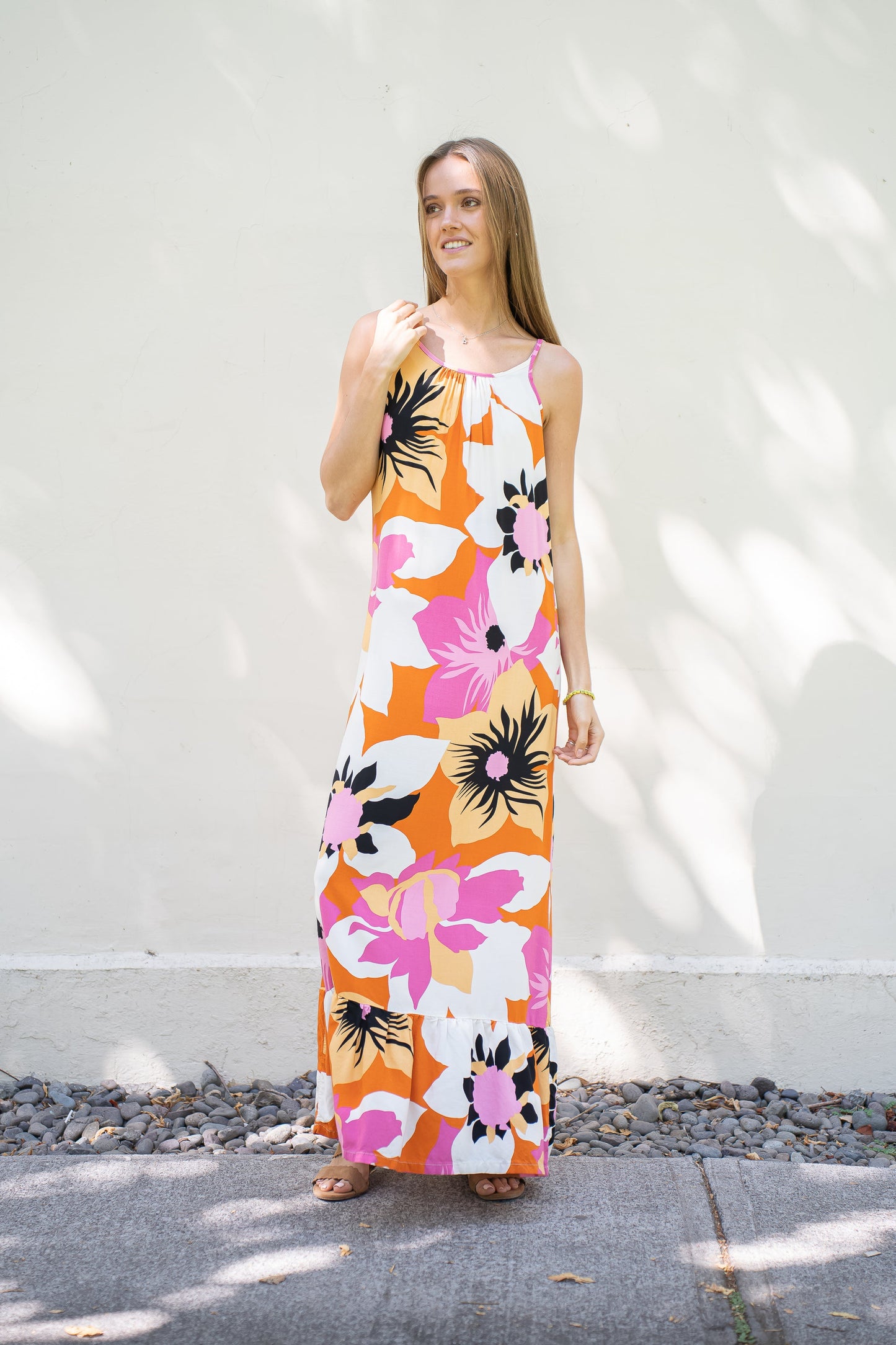 Vestido Largo Indie Magenta