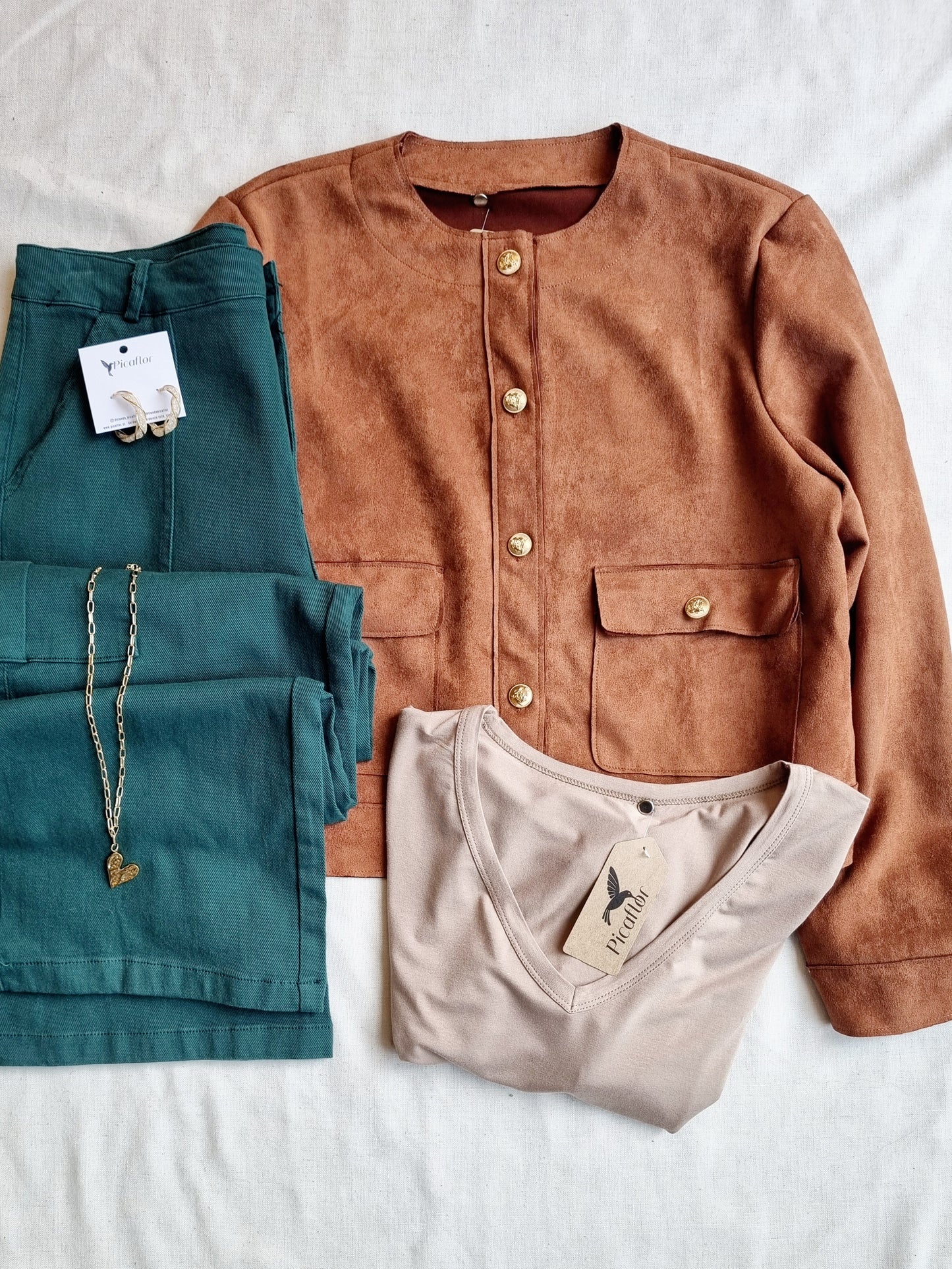 Chaqueta Coni Choco Ecogamuza