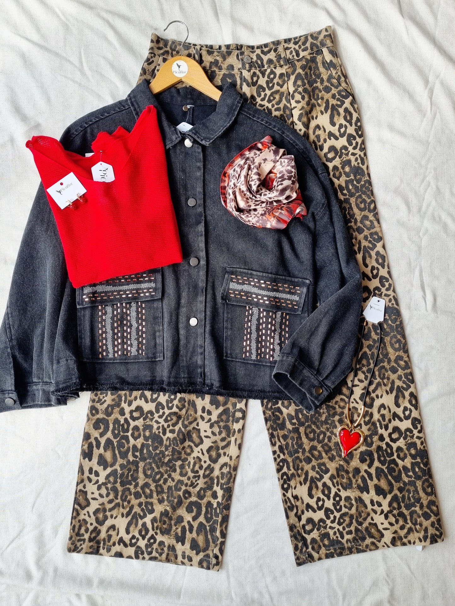 Chaqueta Chill Negra Brillos