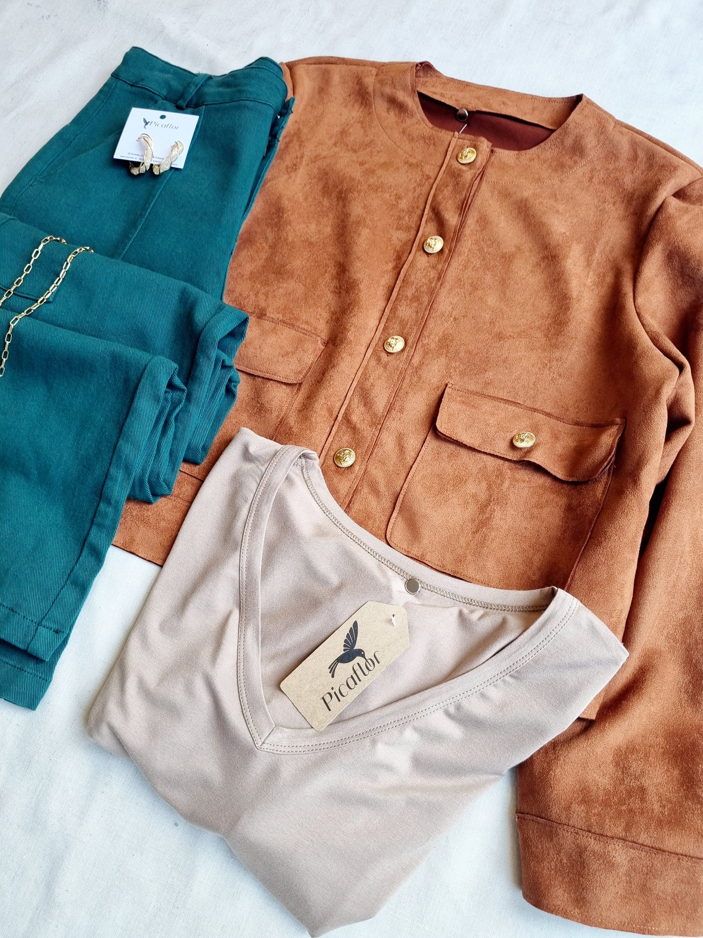 Chaqueta Coni Choco Ecogamuza
