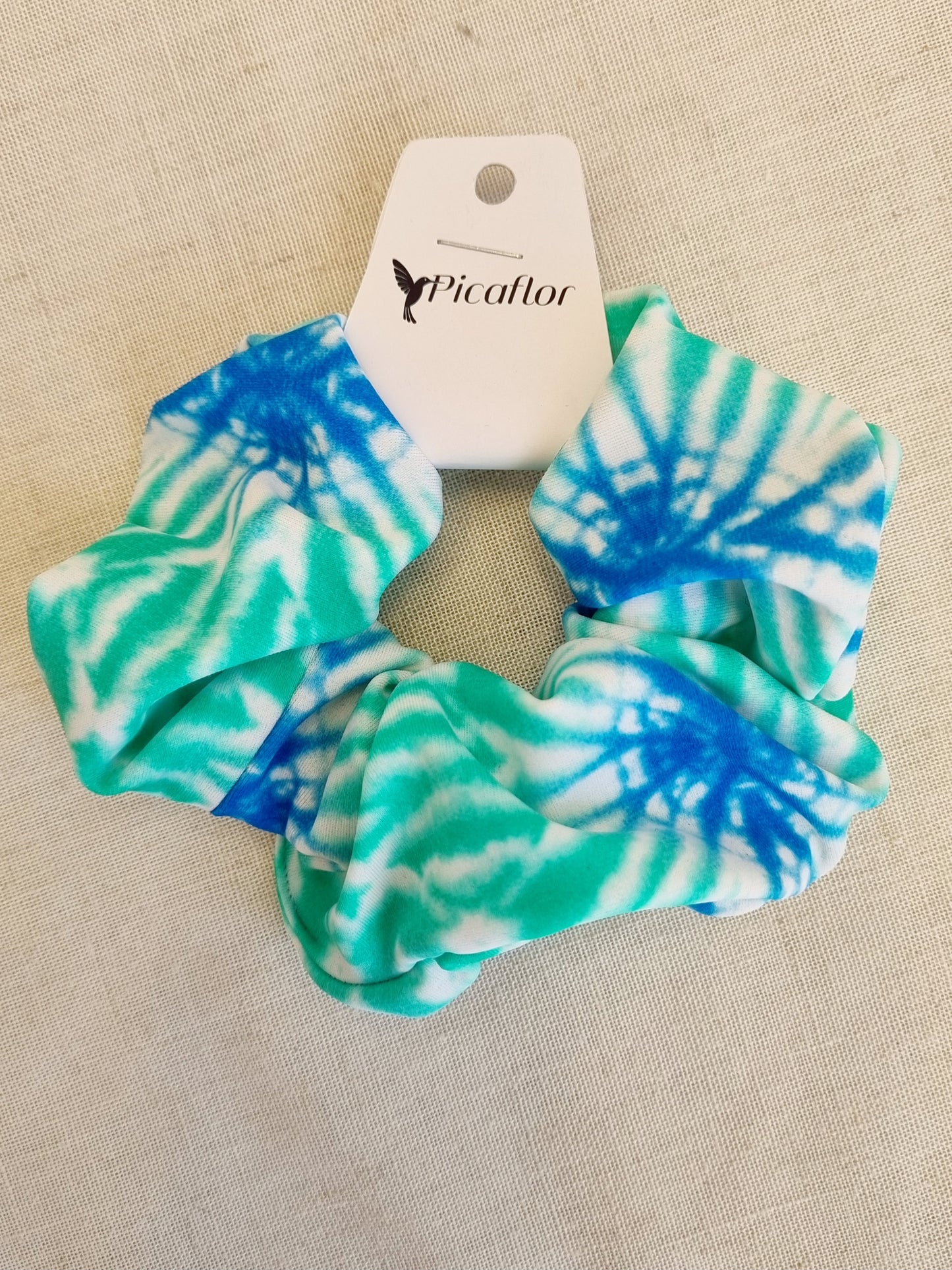 Scrunchie Blues Turquesa