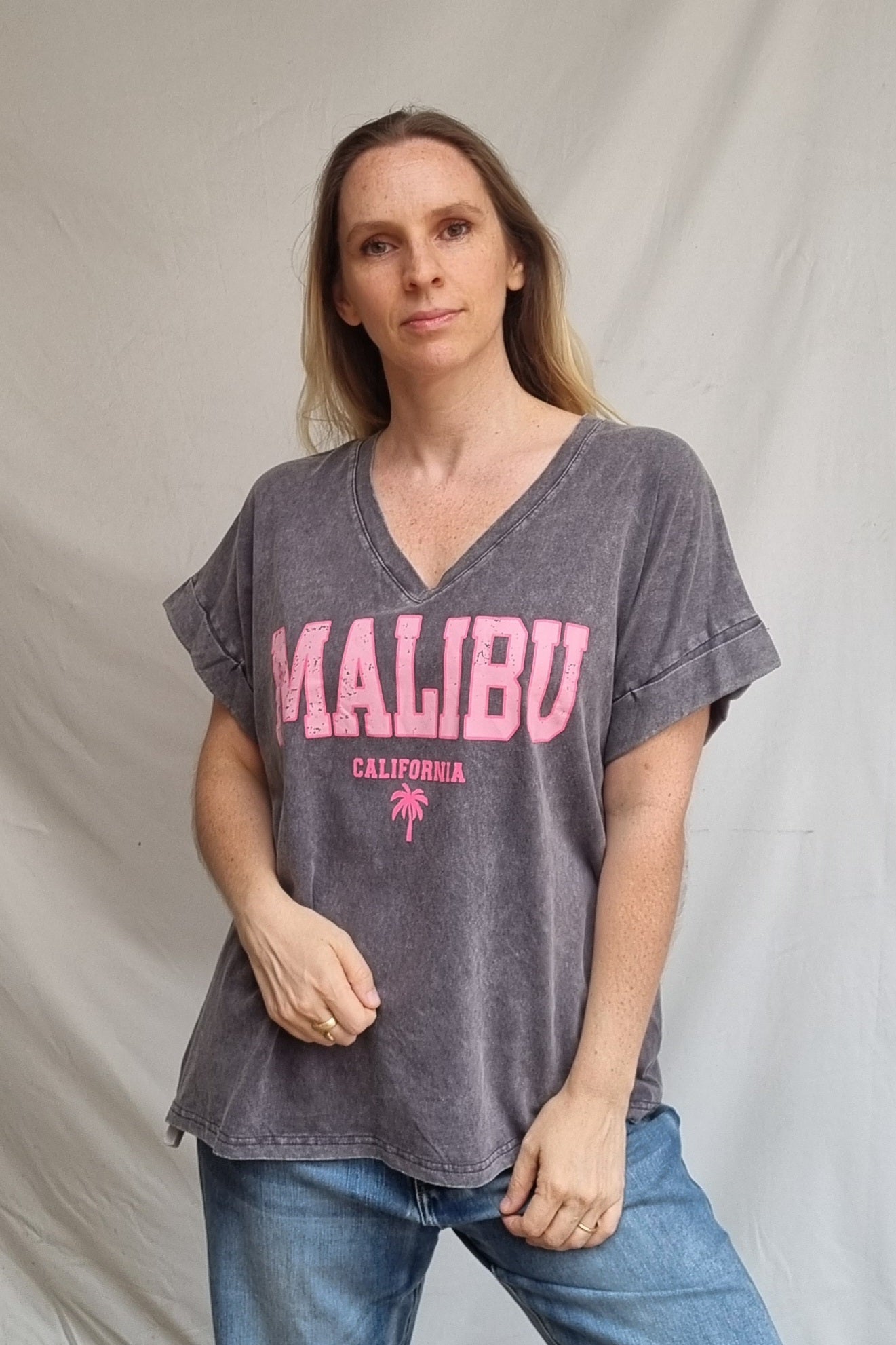 Polera Malibu Gris