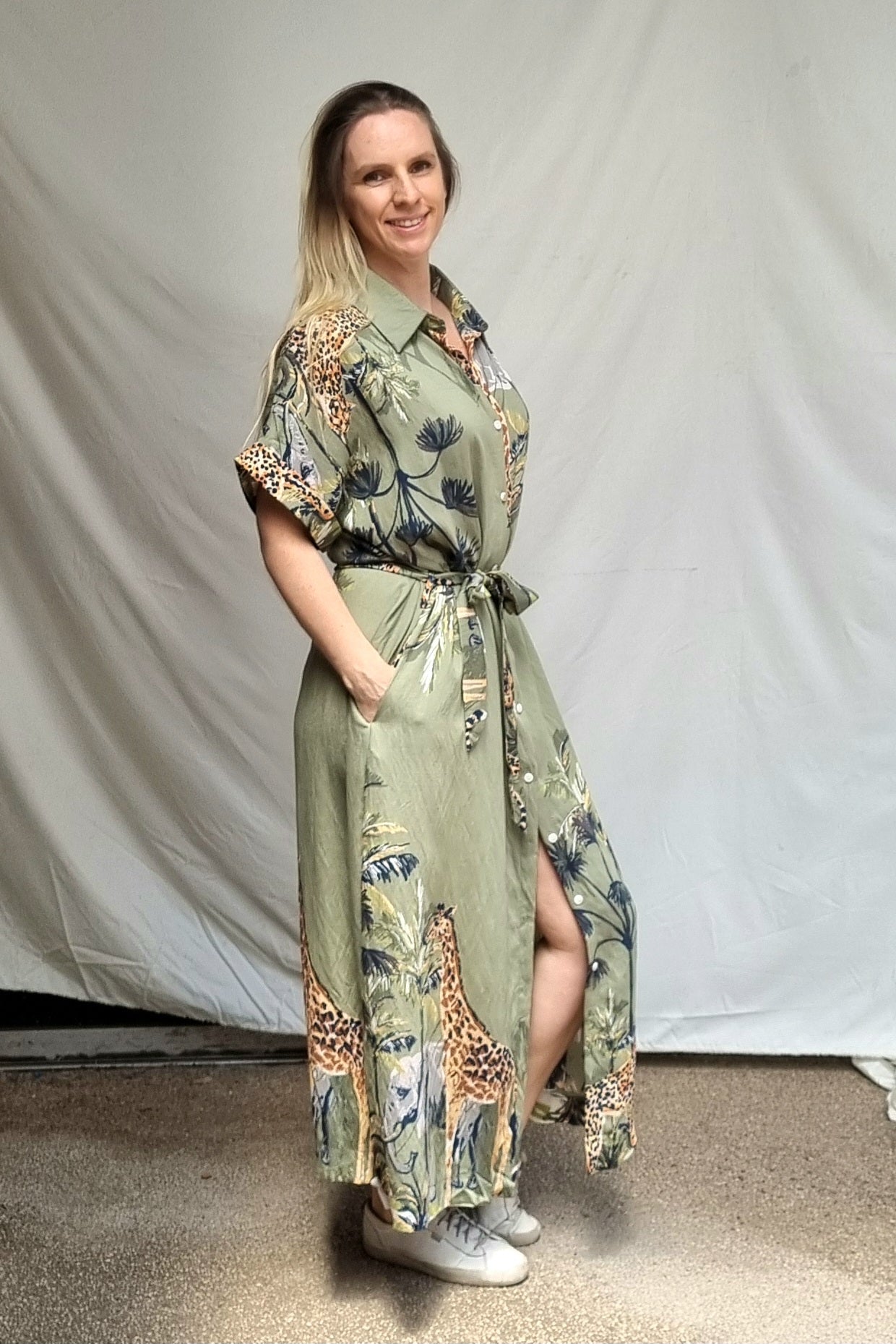 Vestido Safari Verde