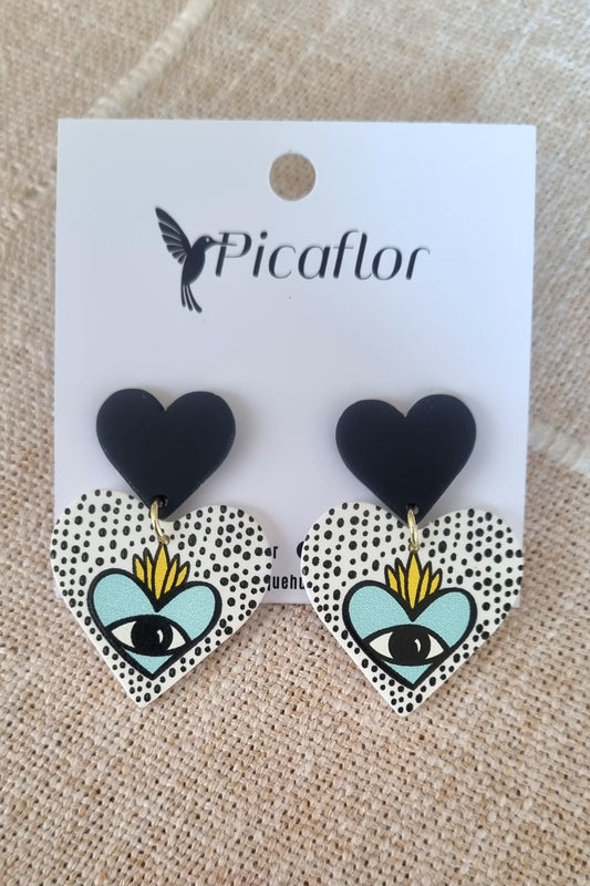 Aros Dalia Negro