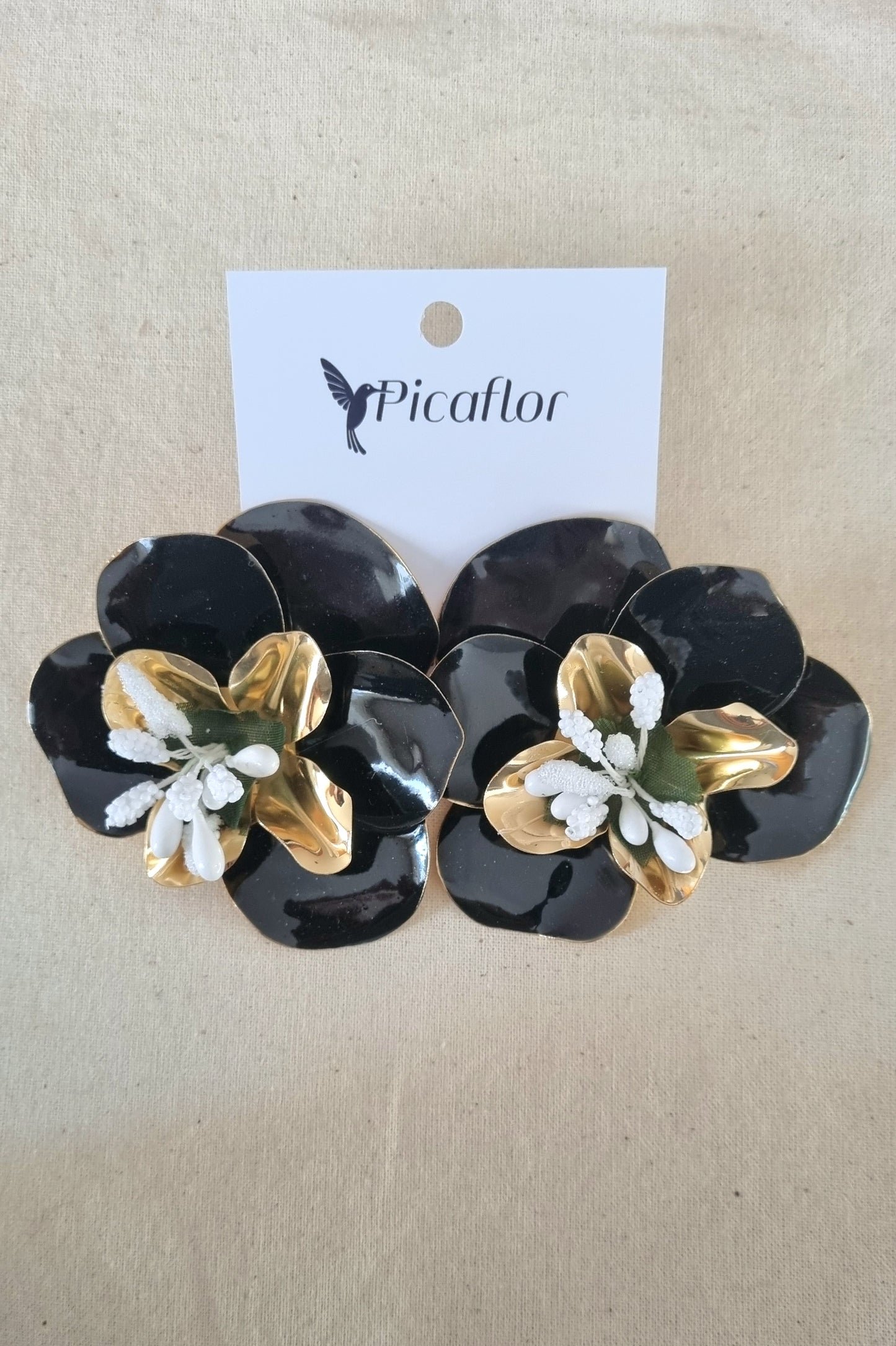 Aros Maxiflor negro