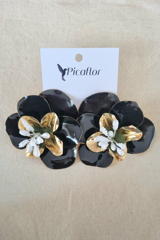 Aros Maxiflor negro