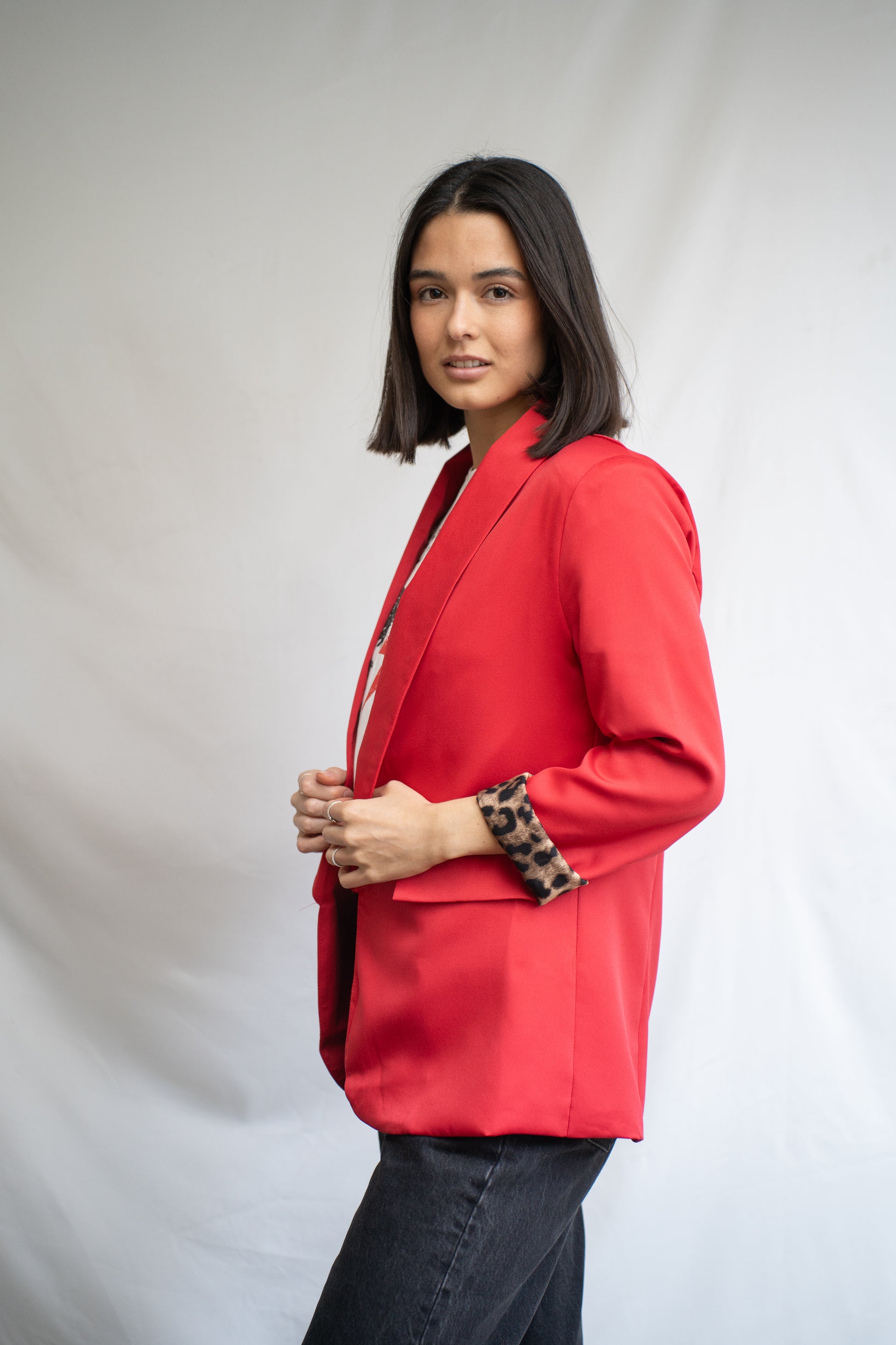 Blazer Dual Rojo Print-Blazer-Picaflor