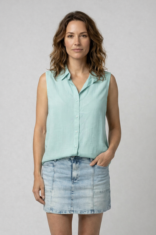 Blusa Claxon Menta