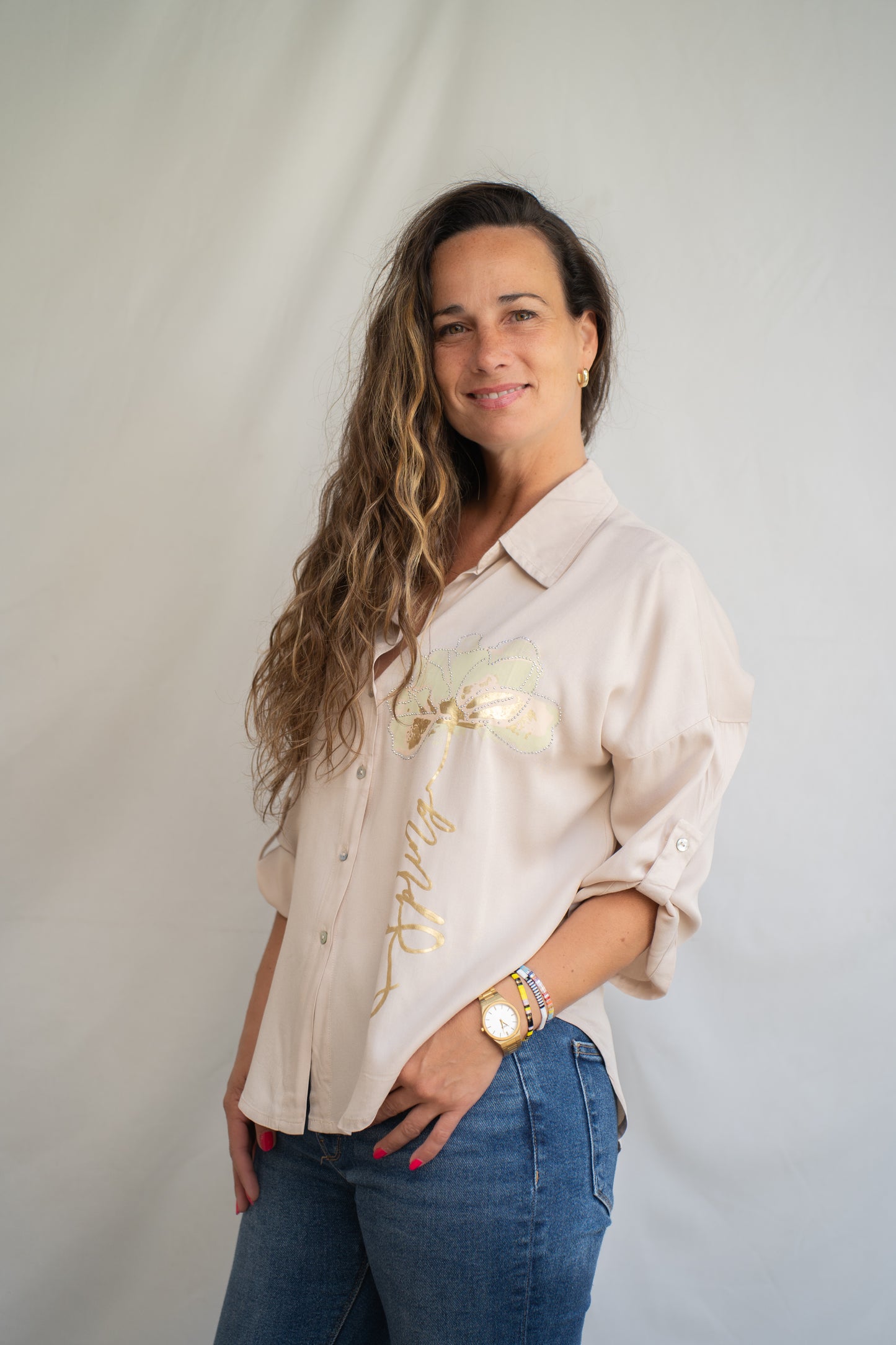 Blusa Emma Beige