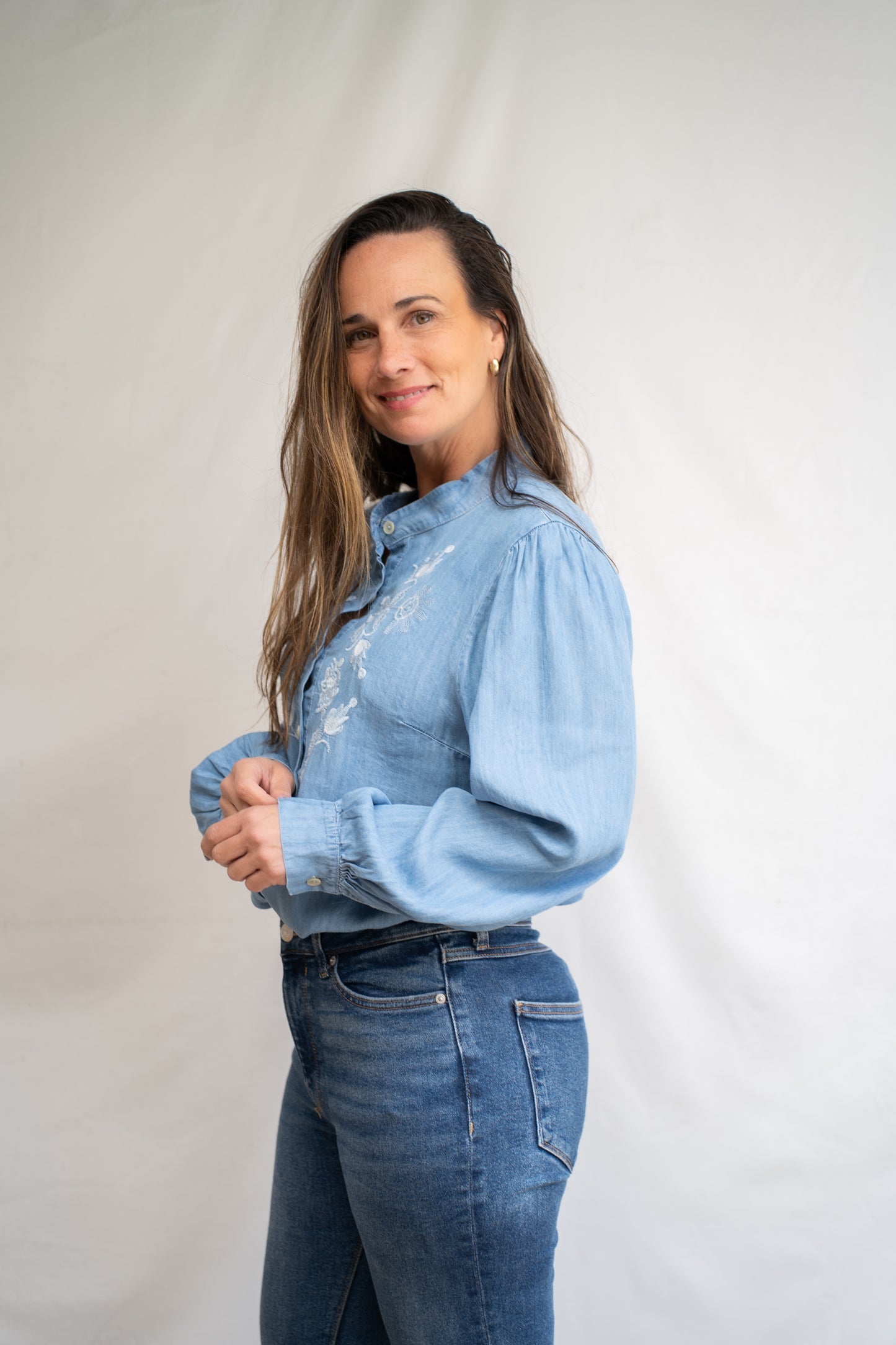 Blusa Flori Azul