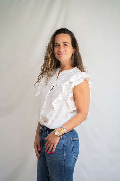 Blusa Lita Vuelos Blanca