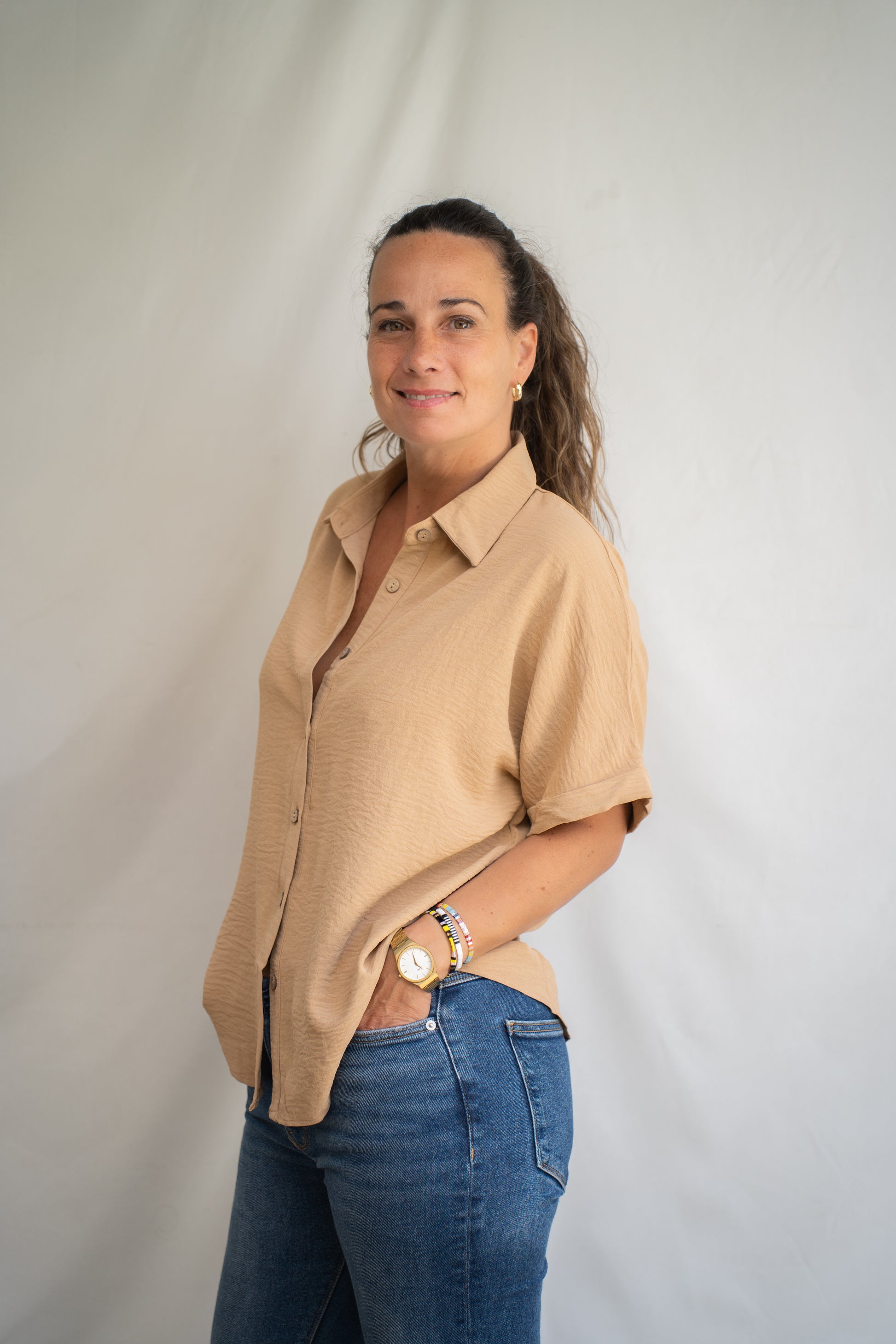 Blusa Mary Camel