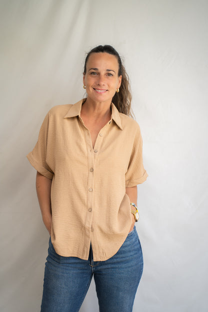 Blusa Mary Camel