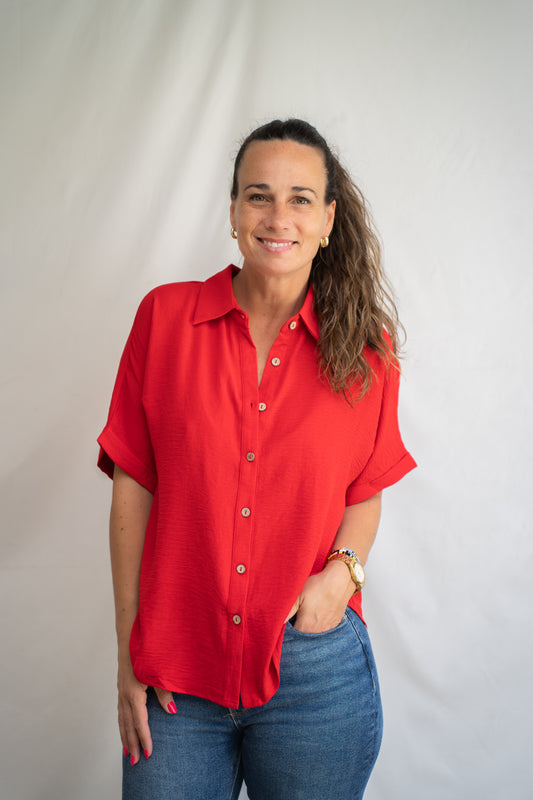 Blusa Mary roja