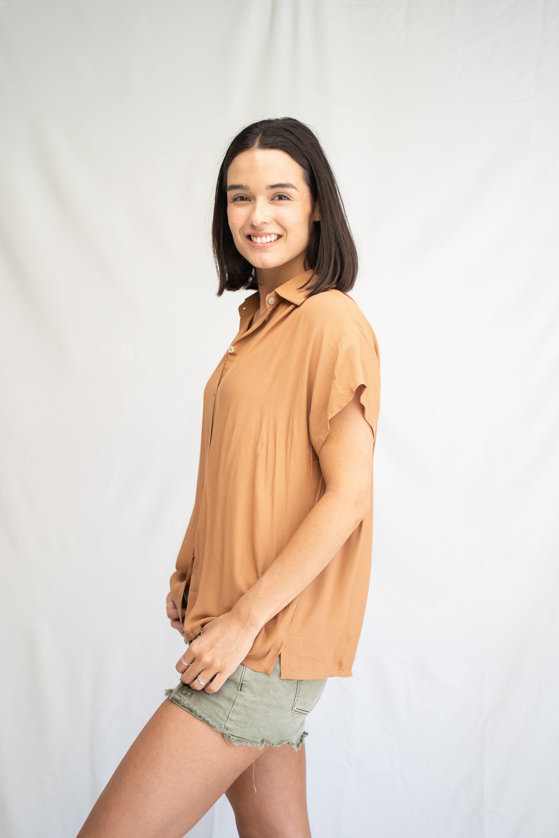 Blusa Viki Camel Camisera