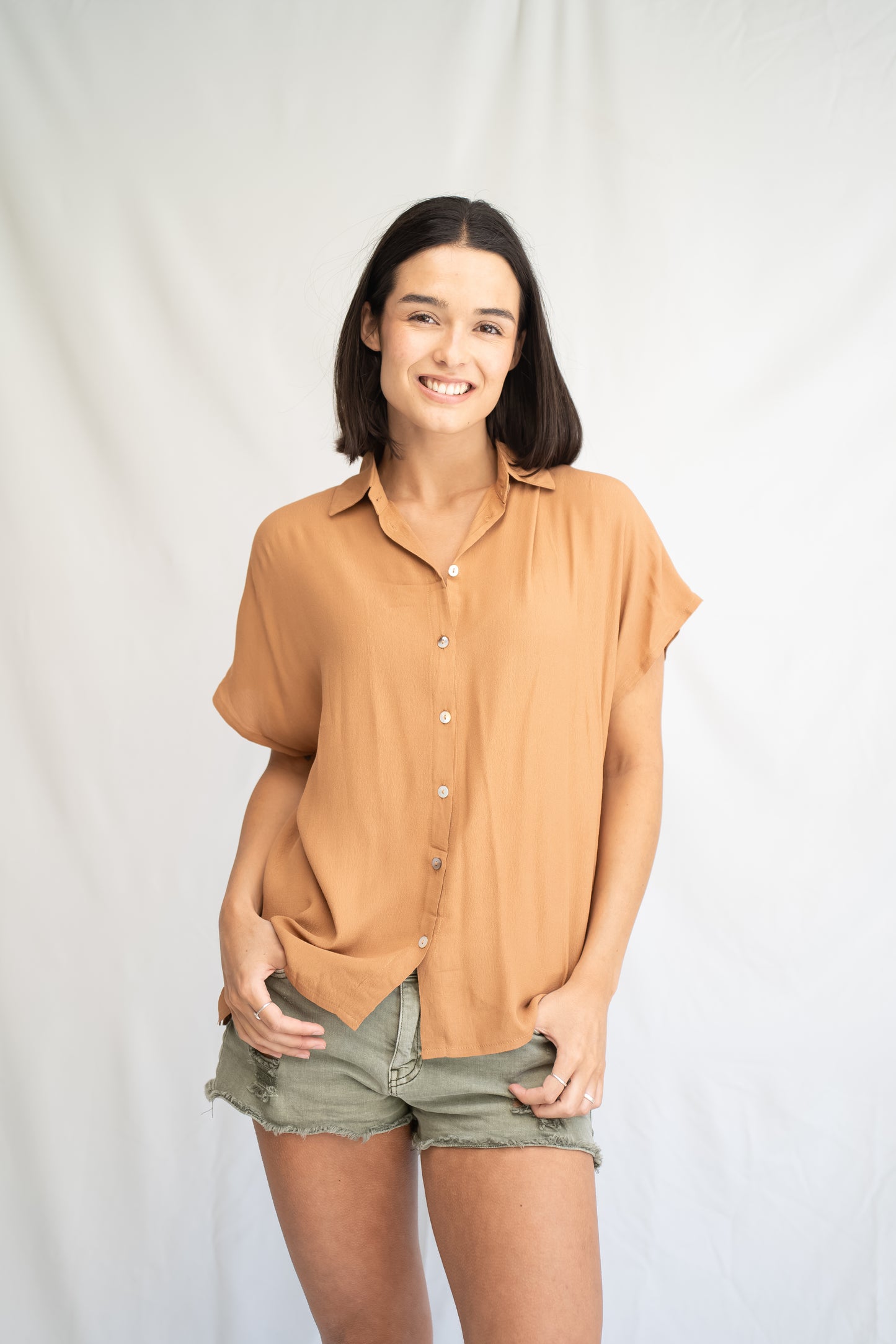 Blusa Viki Camel Camisera