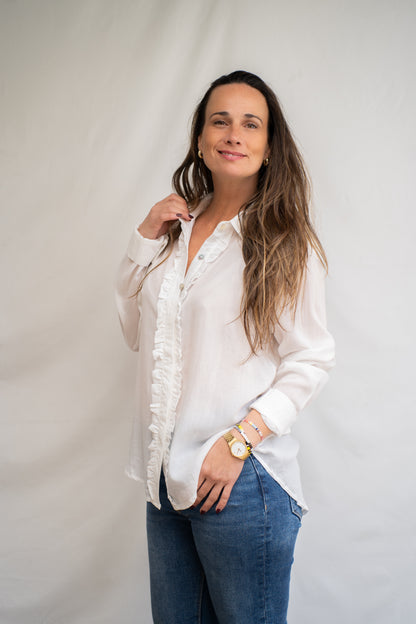 Blusa Vola vuelos Blanca