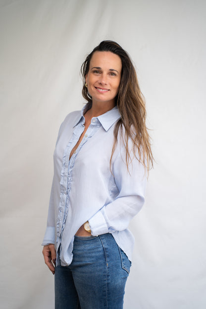 Blusa Vola vuelos Celeste