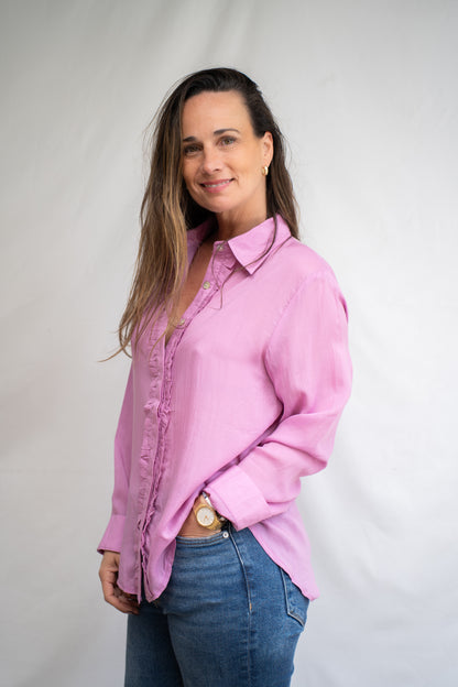 Blusa Vola vuelos Rosada
