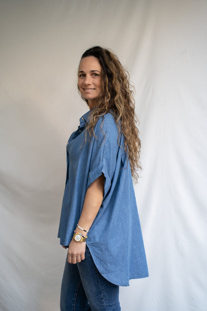 Blusón Summer Azul Denim