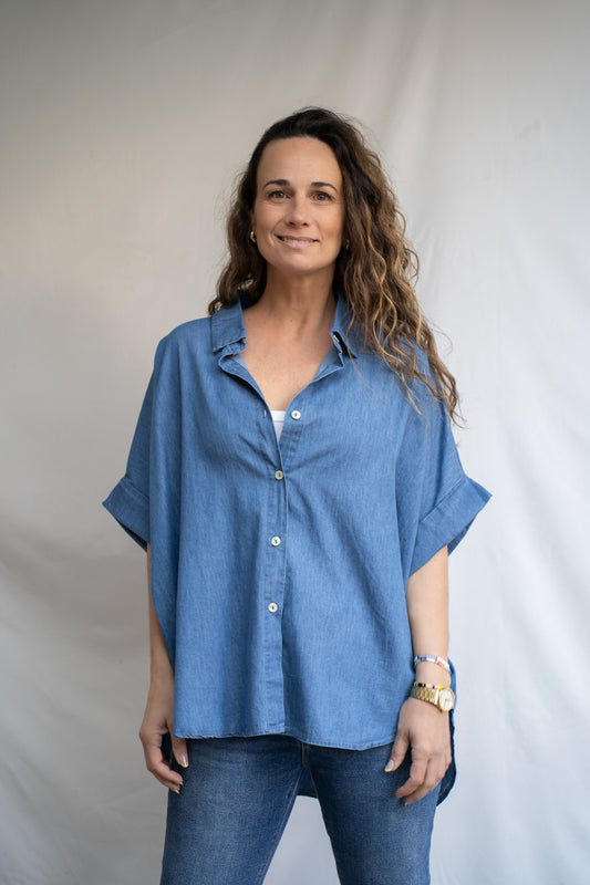 Blusón Summer Azul Denim