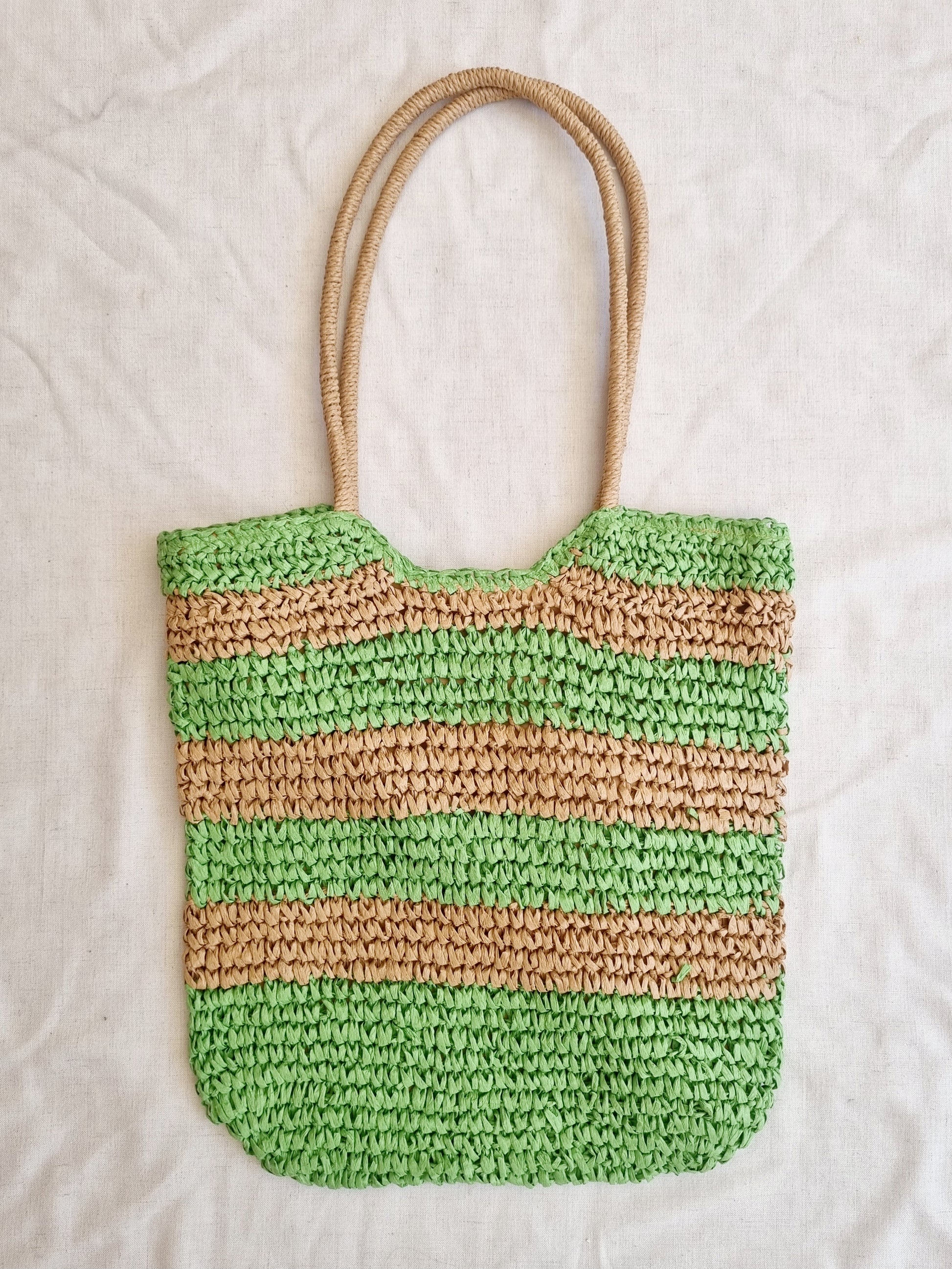 Bolso de Mano Malti Verde Yute