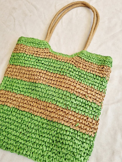 Bolso de Mano Malti Verde Yute