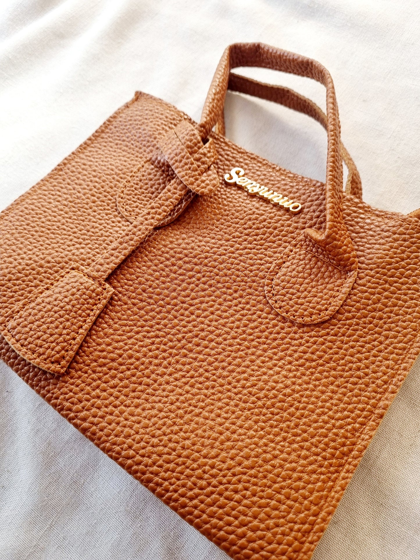 Cartera Clasi Camel Lisa