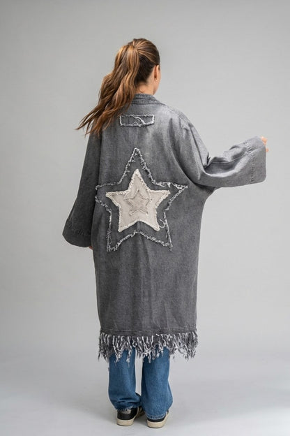 Chaqueta Garza Negra Denim