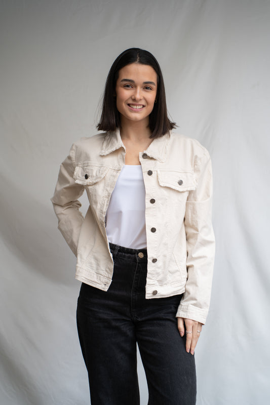 Chaqueta Macarena Beige Básica-Chaqueta-Picaflor