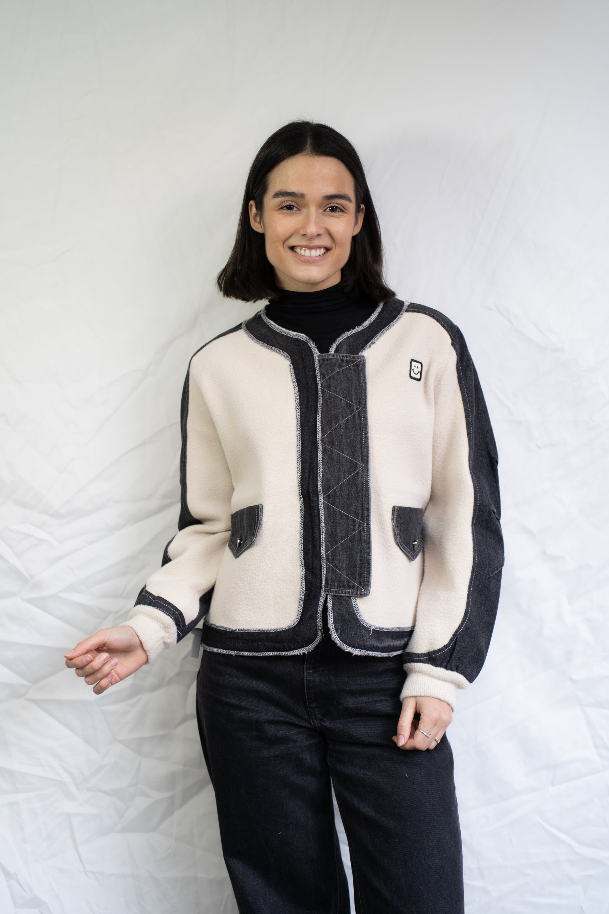 Chaqueta Pilar Beige Denim-Chaqueta-Picaflor