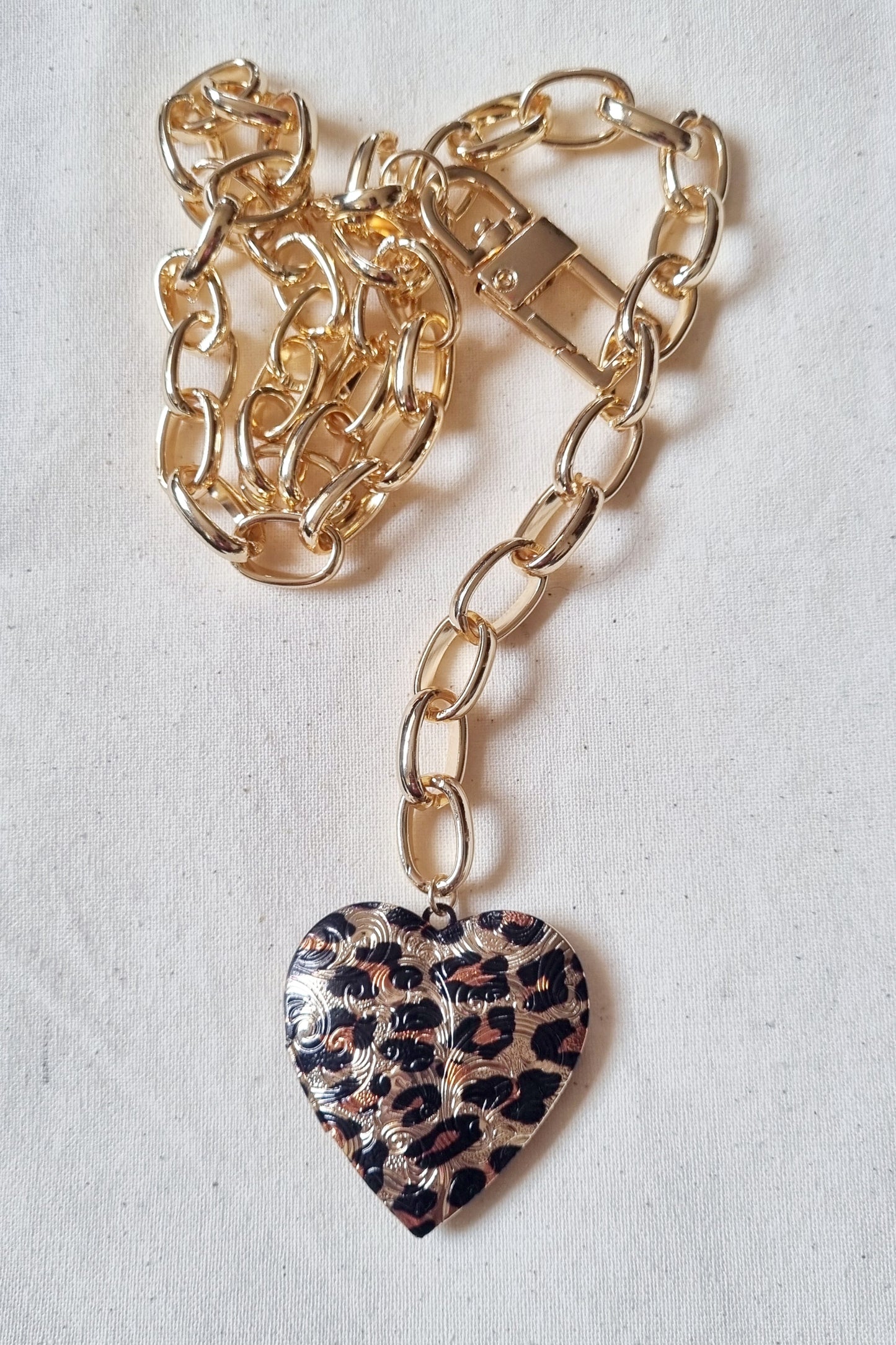 Collar Corazon Print