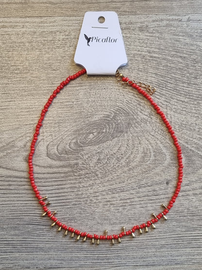 Collar Musti Rojo