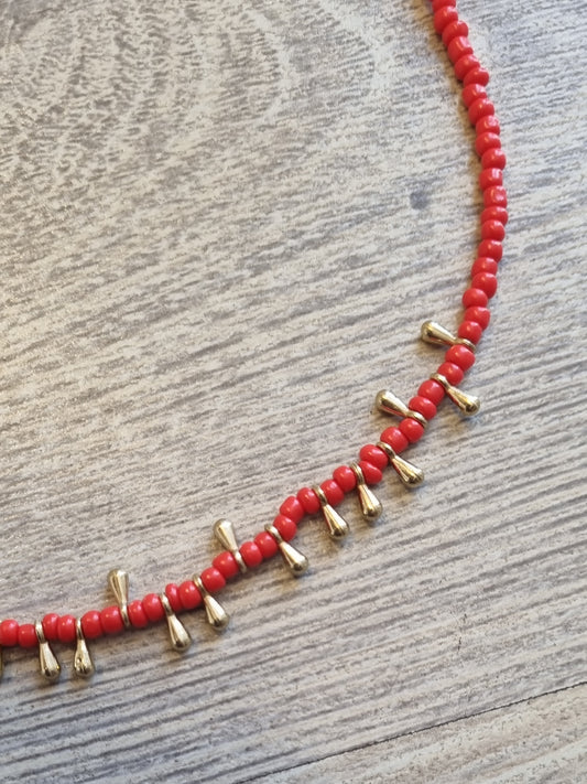 Collar Musti Rojo