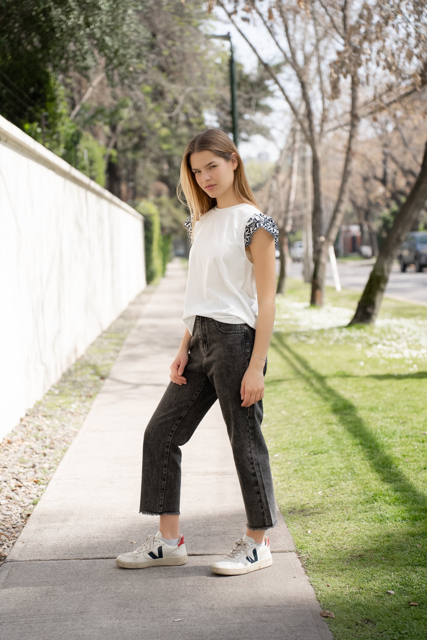 Pantalón Caro Negro Denim