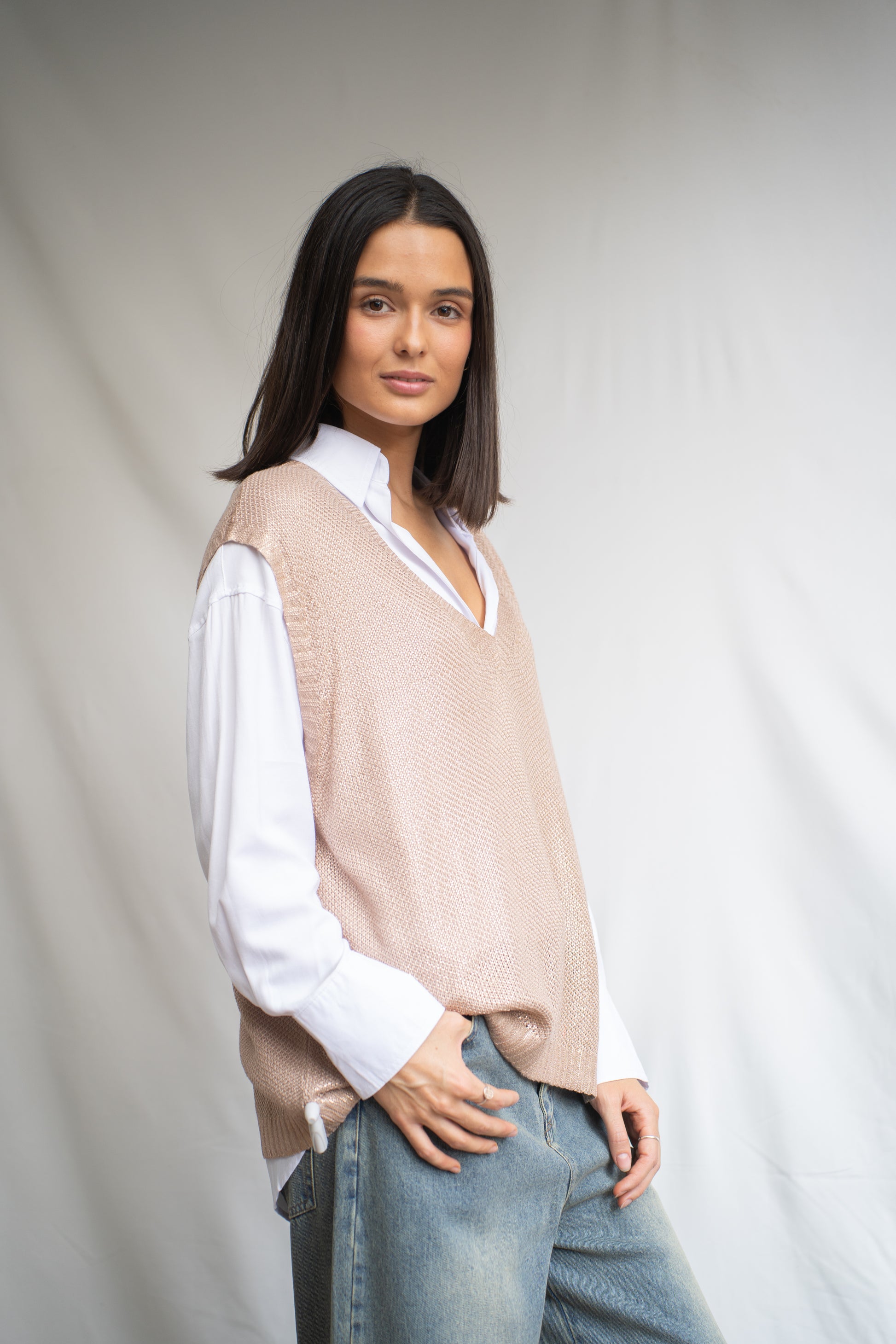 Chaleco Vesubio Beige