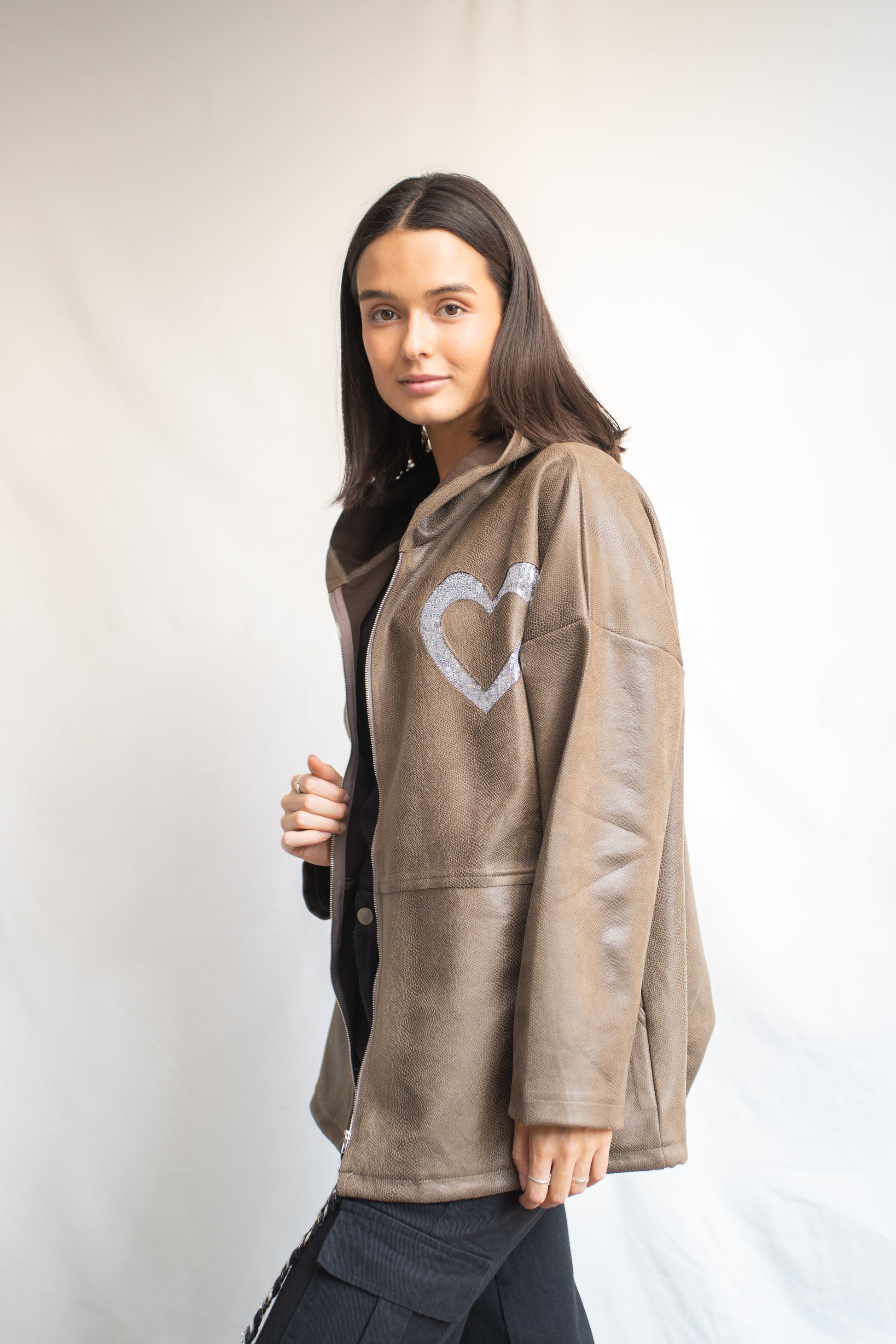 Chaqueta Ecocuero Pame Choco