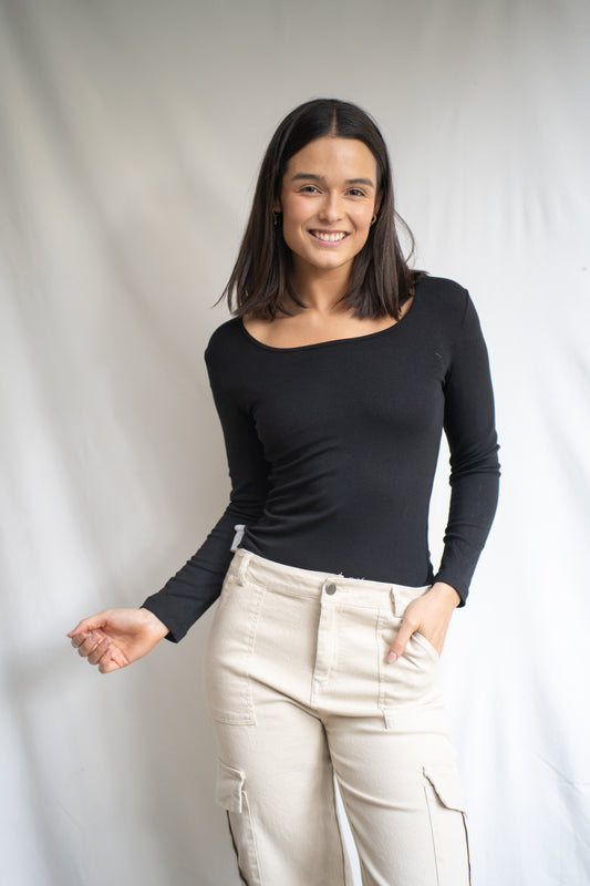 Polera Térmica Panchi Negra
