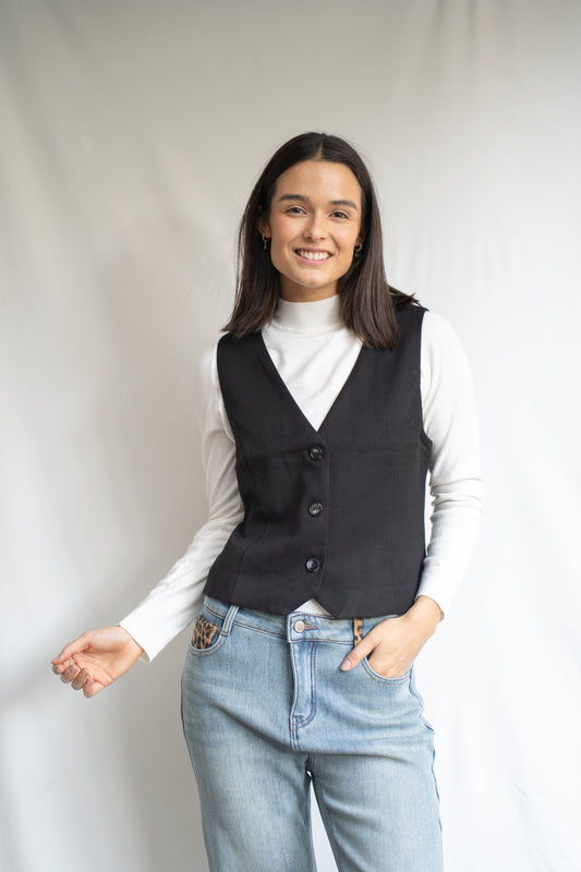 Gillet Feli Negro Viscosa