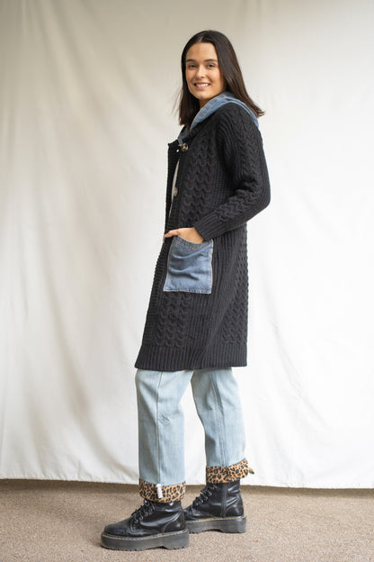 Chaleco Runa Negro Denim