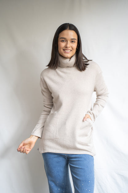 Sweater Wilma Crema Básico