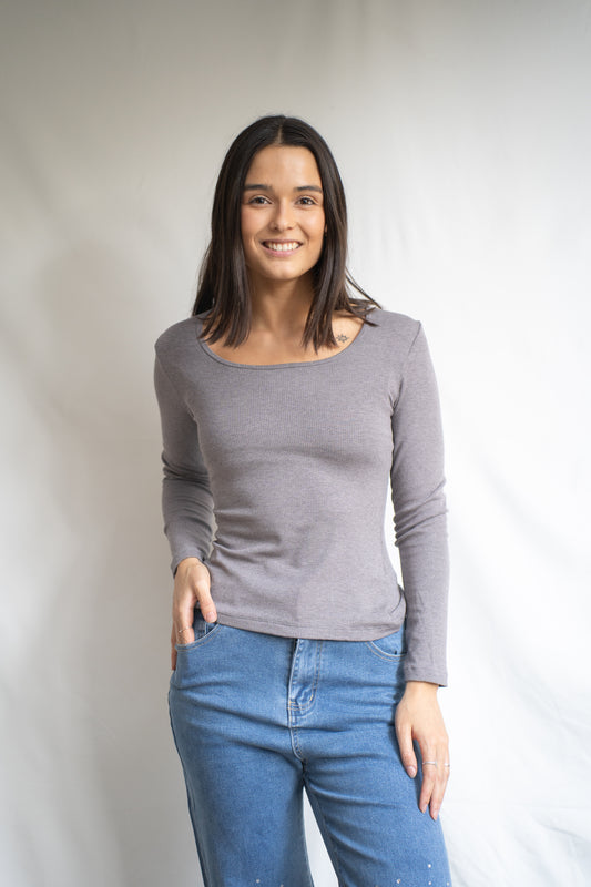Polera Térmica Panchi Gris